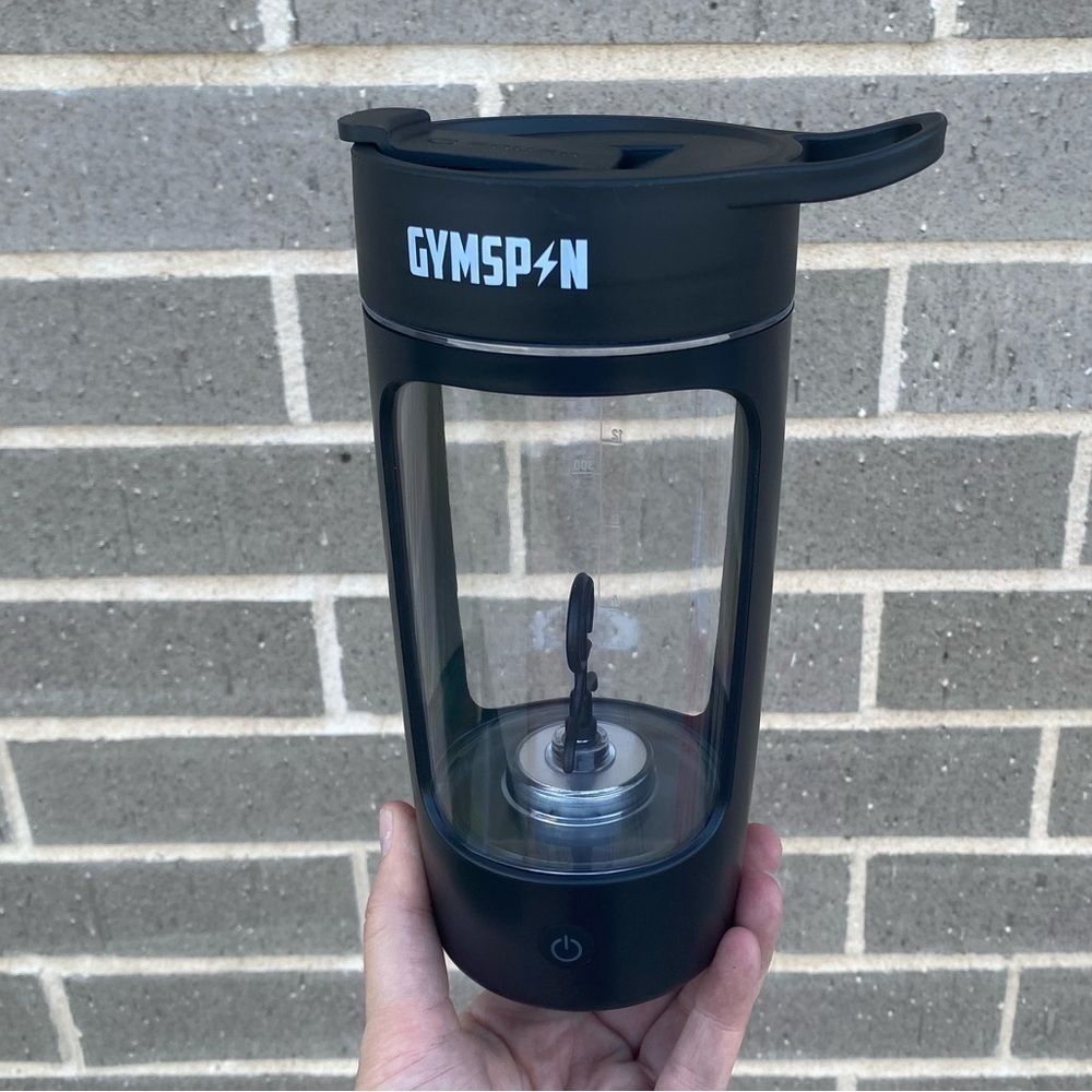 Gymspin usb rechargeable portable blender cup | black | new, unused